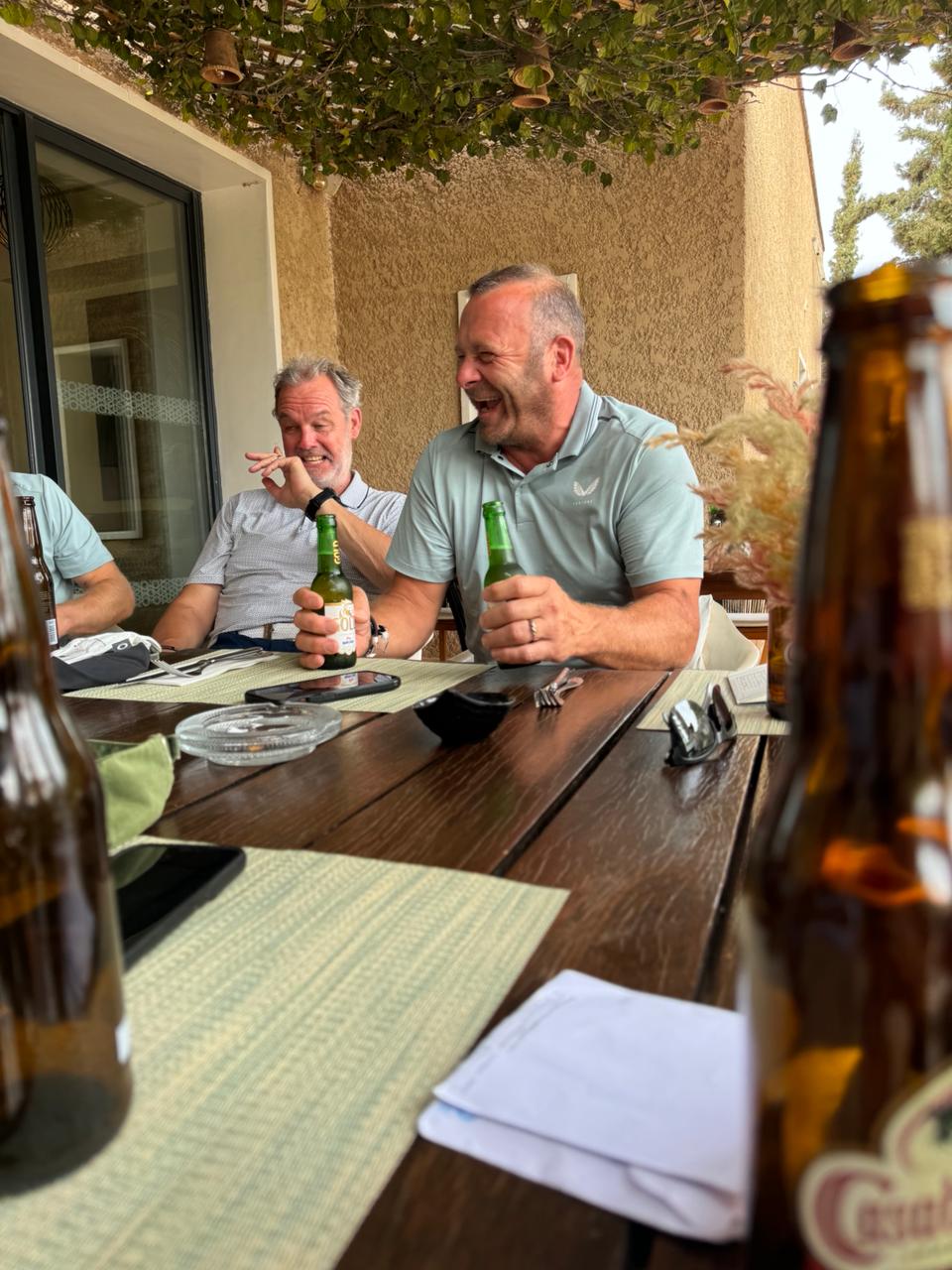 Two Reloaders at lunch